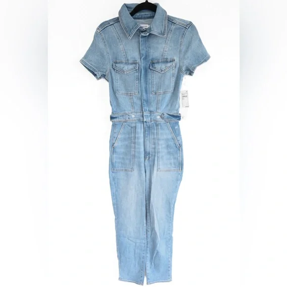 Good American Fit For Success Jumpsuit, New With Tags, Blue274, Size Small